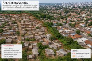área irregular